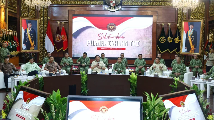Menhan Bersama Panglima TNI Silaturahmi dengan Purnawirawan TNI
