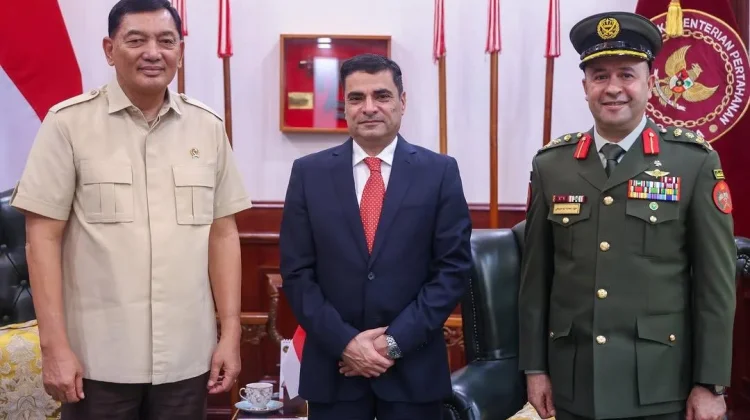 Menhan RI Terima Kunjungan Dubes Kerajaan Yordania untuk Indonesia