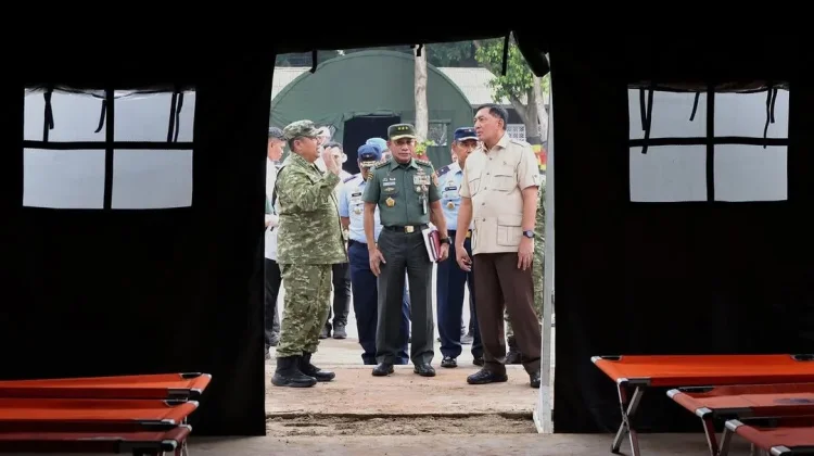 Menhan Tinjau Kesiapan Lokasi dan Fasilitas Pelatihan Komcad ASN di Lanud Halim