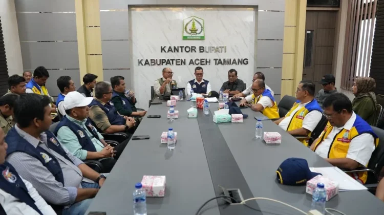 Satgas PRR Kemendagri dan DPR RI Pastikan Kesiapan Lahan Huntap di Aceh Tamian