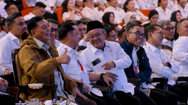 Menhan RI Dampingi Presiden Hadiri Konsolidasi Program Makan Bergizi Gratis
