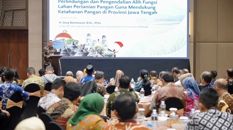 Wamen ATR/BPN Tekankan Pentingnya Data Sawah Nasional untuk Perkuat Pertanian