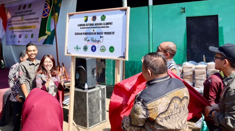 Kampung Clumprit Pekalongan Diresmikan jadi Kampung Reforma Agraria