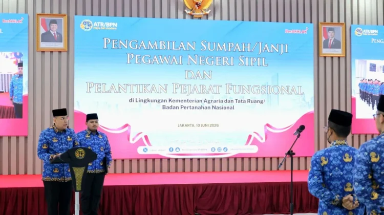 Ambil Sumpah/Janji 1.322 PNS Baru, Wamen Ossy: Awal Mulainya Tanggung Jawab ASN