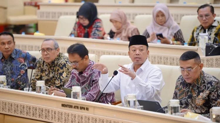Menteri Nusron Bahas Rencana Kerja Tahun Anggaran 2027 dengan Komisi II DPR RI
