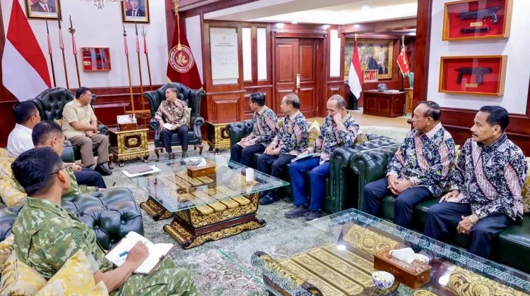 Menhan Sjafrie Terima Senior Advisory Group IKAHAN Indonesia-Australia