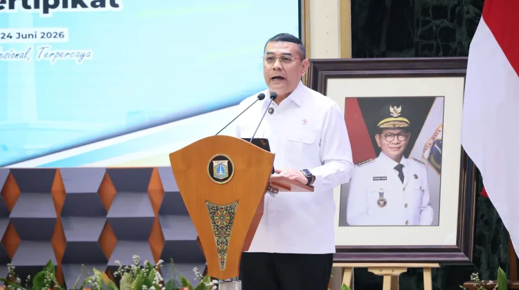 Serahkan 499 Sertipikat Hak Pakai, Kementerian ATR/BPN Amankan Aset Rp124 Triliun
