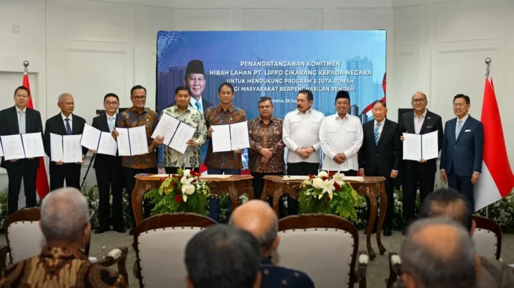 Pemerintah Terima Tanah untuk 3 Juta Rumah dari Lippo Cikarang