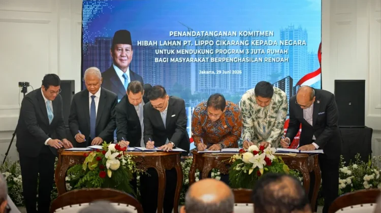 Pemerintah Terima Tanah untuk 3 Juta Rumah dari Lippo Cikarang