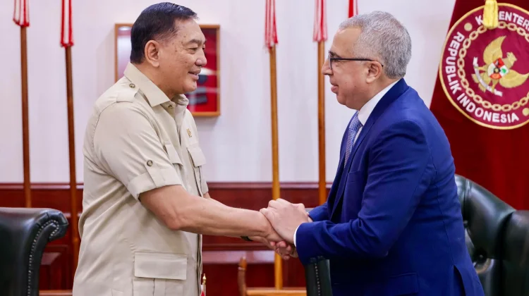Menhan Sjafrie Terima Kunjungan Kehormatan Duta Besar Maroko