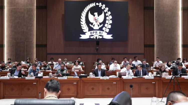 Wamenhan Hadiri Raker Komisi I DPR RI Bahas RUU Kerja Sama Pertahanan