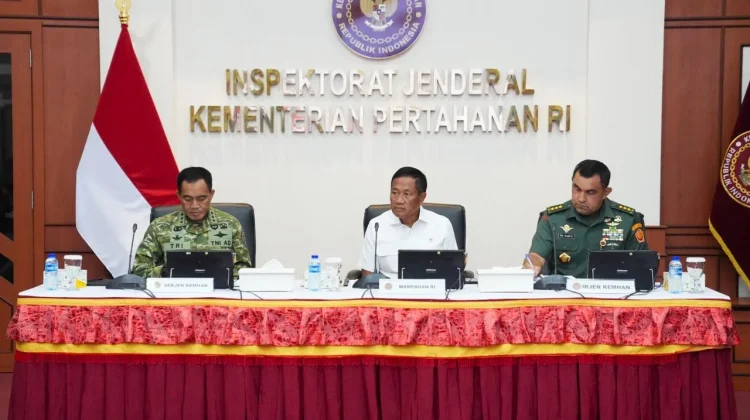 Wamenhan Pimpin Entry Meeting Satgas Penatausahaan Pemanfaatan BMN Kemhan&TNI