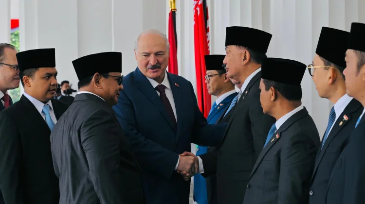 Menhan Dampingi Presiden Prabowo Terima Kunjungan Kenegaraan Presiden Belarus