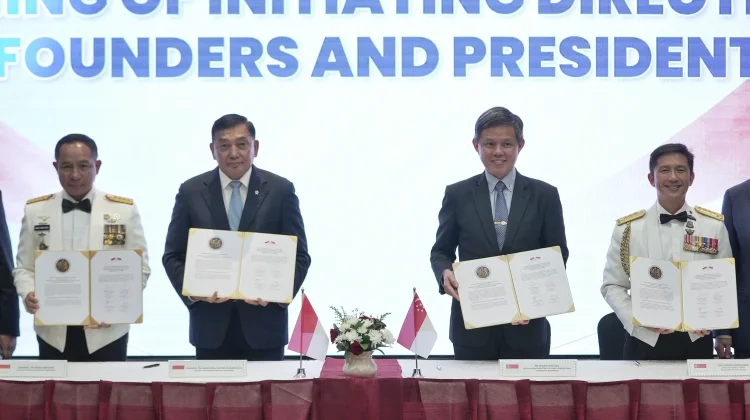 Menhan RI Hadiri Alumni Launch Ceremony dan The SAF Day Reception