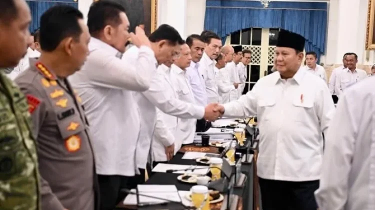 Menhan Ikuti Sidang Kabinet Paripurna di Istana Negara