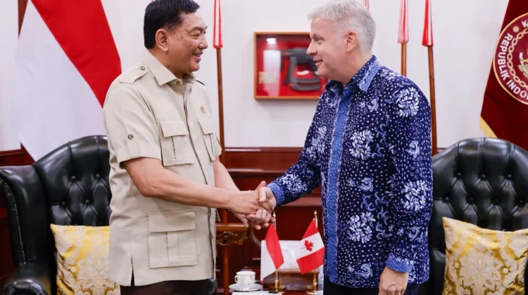 Menhan RI Terima Kunjungan Perpisahan Dubes Kanada untuk Indonesia
