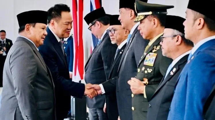 Menhan RI Dampingi Presiden RI Sambut Kunjungan Resmi PM Thailand