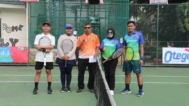 Kementerian ATR/BPN Raih Juara II Beregu Turnamen Tenis Piala Gubernur DKI Jakarta