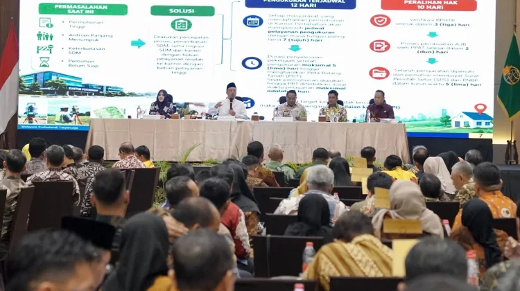 Menteri Nusron Ajak BPKAD dan IPPAT Bersinergi Wujudkan Transformasi Layanan