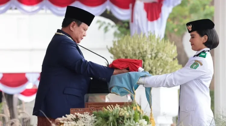 Menhan RI Hadiri Upacara Peringatan Detik-Detik Proklamasi Kemerdekaan RI