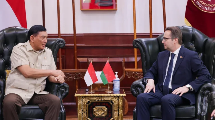 Menhan Sjafrie Terima Duta Besar Republik Belarus untuk Republik Indonesia