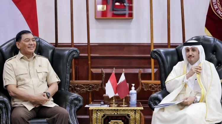 Menhan RI Terima Duta Besar Negara Qatar, Bahas Tindak Lanjut Kerja Sama Pertahanan