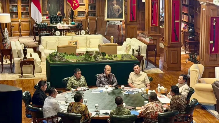 Menhan di Hambalang, Presiden Terima Laporan Satgas Penertiban Kawasan Hutan