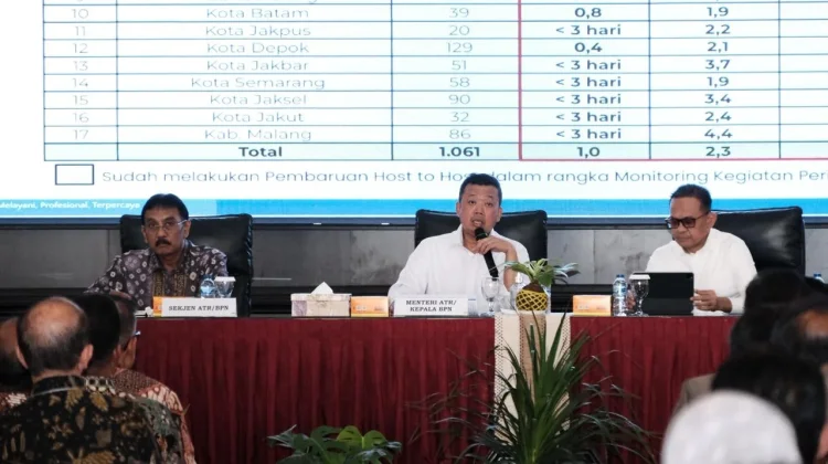 Menteri Nusron: Transformasi Layanan Harus Beri Kepastian bagi Masyarakat
