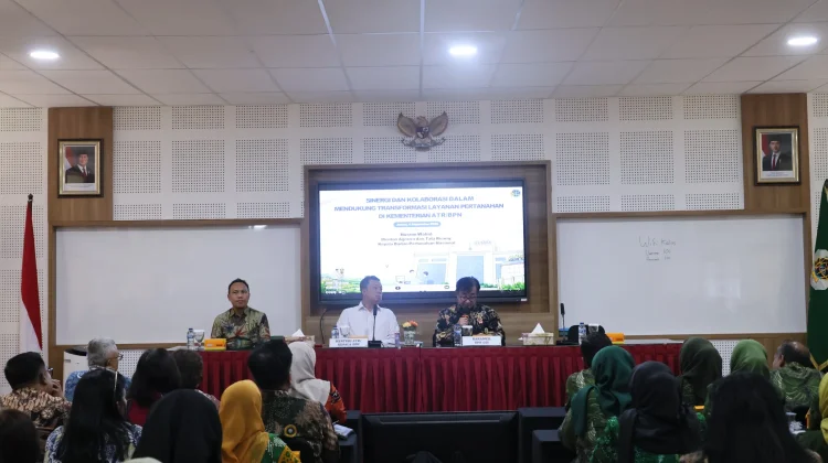 Menteri Nusron Sosialisasikan Transformasi Layanan Pertanahan dan Organisasi