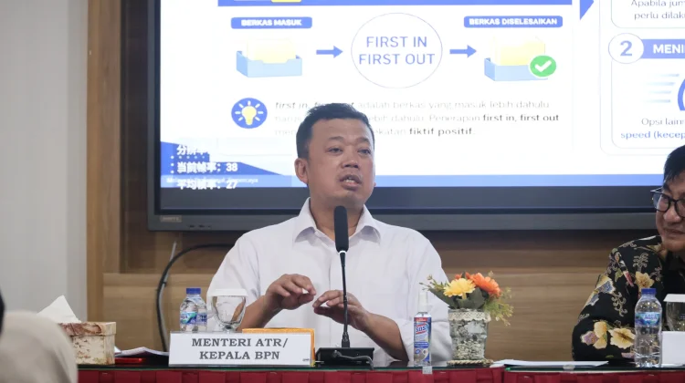 Menteri Nusron Sosialisasikan Transformasi Layanan Pertanahan dan Organisasi
