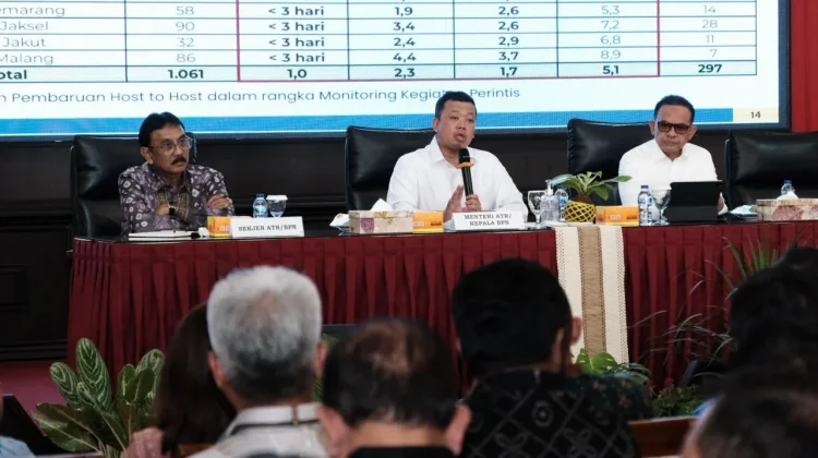 Target 87% LP2B Tercapai sebelum 2029, Menteri Nusron Apresiasi Kinerja Jajaran