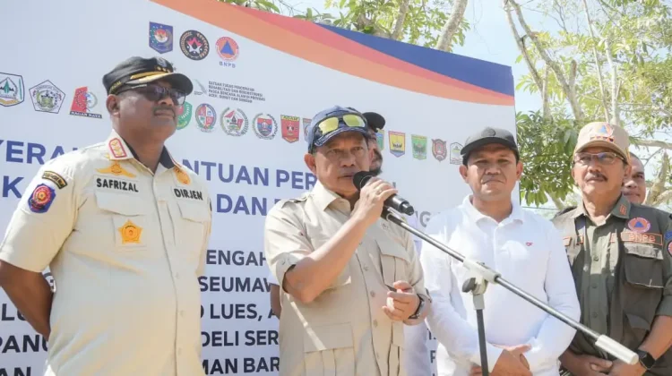 Kasatgaswil Serahkan Bantuan Stimulan Rumah ke 24 Kabupaten/Kota Aceh