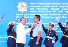 BSSN Beri Anugerah Adibhakti Sanapati buat KSAU