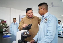 Menhan Tinjau Kesiapan SMA Taruna Nusantara Kampus Cimahi