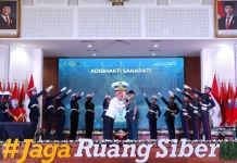 Badan Siber dan Sandi Negara Beri Penghargaan Adibhakti Sanapati kepada KSAL