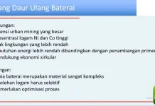 BRIN Optimalkan Nikel dan Kobalt dari Daur Ulang Baterai Bekas