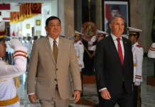 Menhan Terima Kunjungan Wakil PM  Australia, Memperkuat Kerja Sama Pertahanan