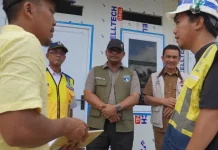 Ketua Posko Satgas PRR Aceh Tinjau Pembangunan Huntara Terakhir di Aceh Utara