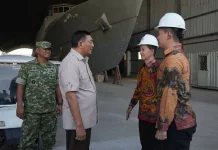 Menhan Tinjau Galangan Kapal di Batam, Dorong Kemandirian Industri Pertahanan