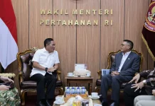 Wamenhan Terima Wakil Ketua Kadin Indonesia Korwil Sumatra II