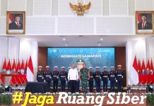 BSSN Beri Penghargaan Adibhakti Sanapati untuk KSAD
