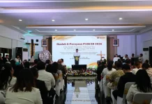 Menteri Nusron Hadiri Perayaan Paskah ATR/BPN, Ajak Bangun Semangat Bangsa