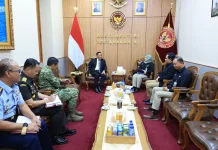 Wamenhan Terima Kunjungan Jajaran TVRI, Bahas Penyebarluasan Informasi