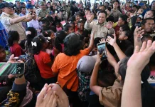 Menhan Dampingi Presiden Kunjungan Kerja ke Miangas
