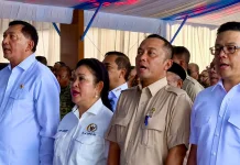 Menhan Hadiri Peresmian Operasionalisasi 1061 Kopdes Merah Putih