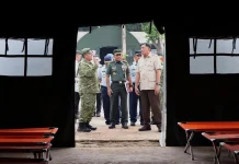 Menhan Tinjau Kesiapan Lokasi dan Fasilitas Pelatihan Komcad ASN di Lanud Halim