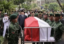 Menhan Sjafrie Pimpin Upacara Pemakaman Militer
