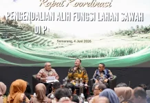 Wamen ATR/BPN Tekankan Pentingnya Data Sawah Nasional untuk Perkuat Pertanian