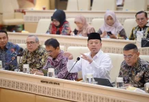 Menteri Nusron Bahas Rencana Kerja Tahun Anggaran 2027 dengan Komisi II DPR RI