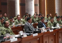 Menhan Hadiri Raker Komisi I DPR RI, Bahas RKA dan RKP Kemhan/TNI TA. 2027